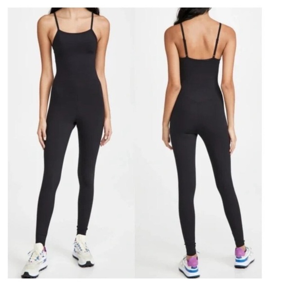 Girlfriend Collective‎ Cami Jumpsuit Black XS - Picture 1 of 7